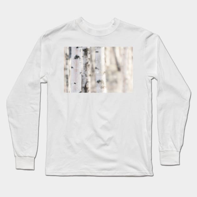 Birch Long Sleeve T-Shirt by ansaharju